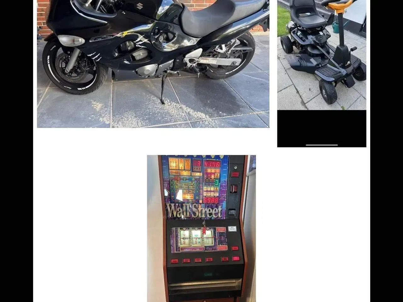 Billede 1 - Suzuki GSX-F + Havetraktor + Spilleautomat