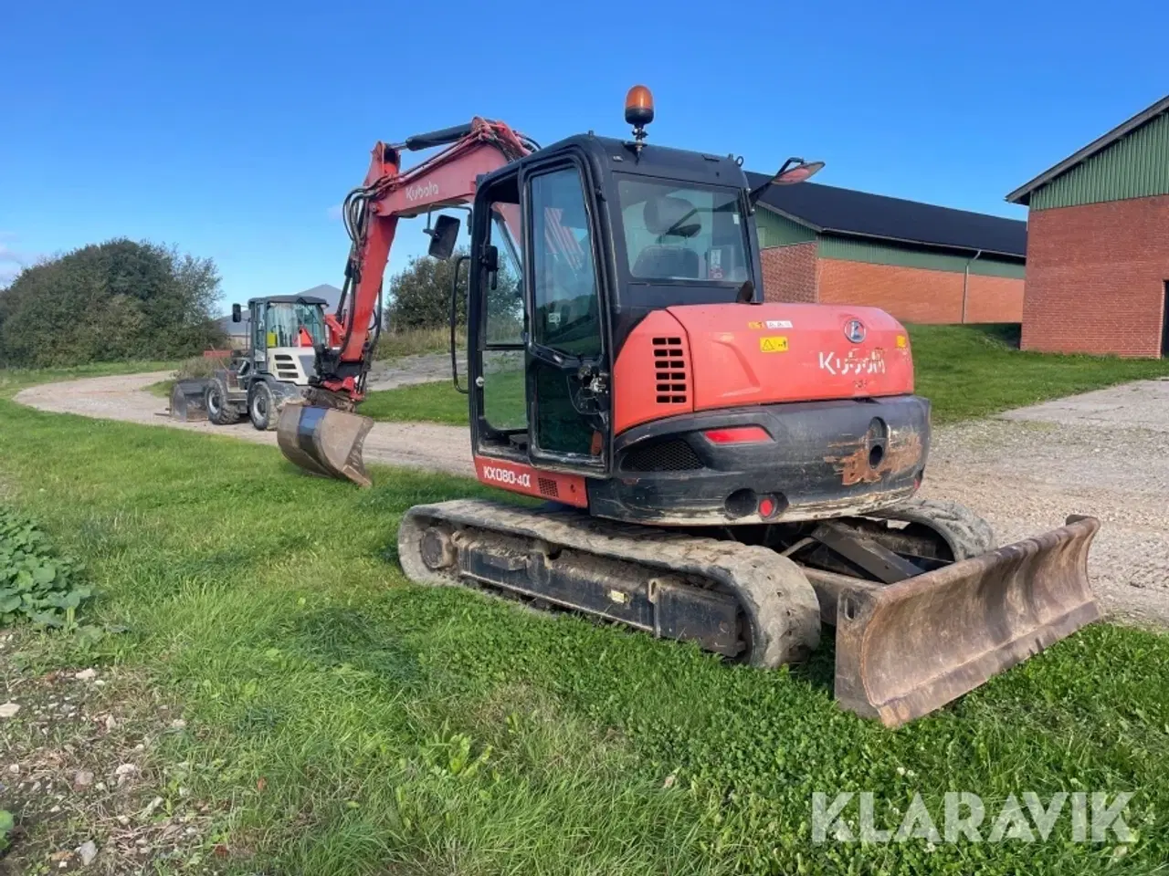 Billede 7 - Gravemaskine Kubota KX080-4a med skovle