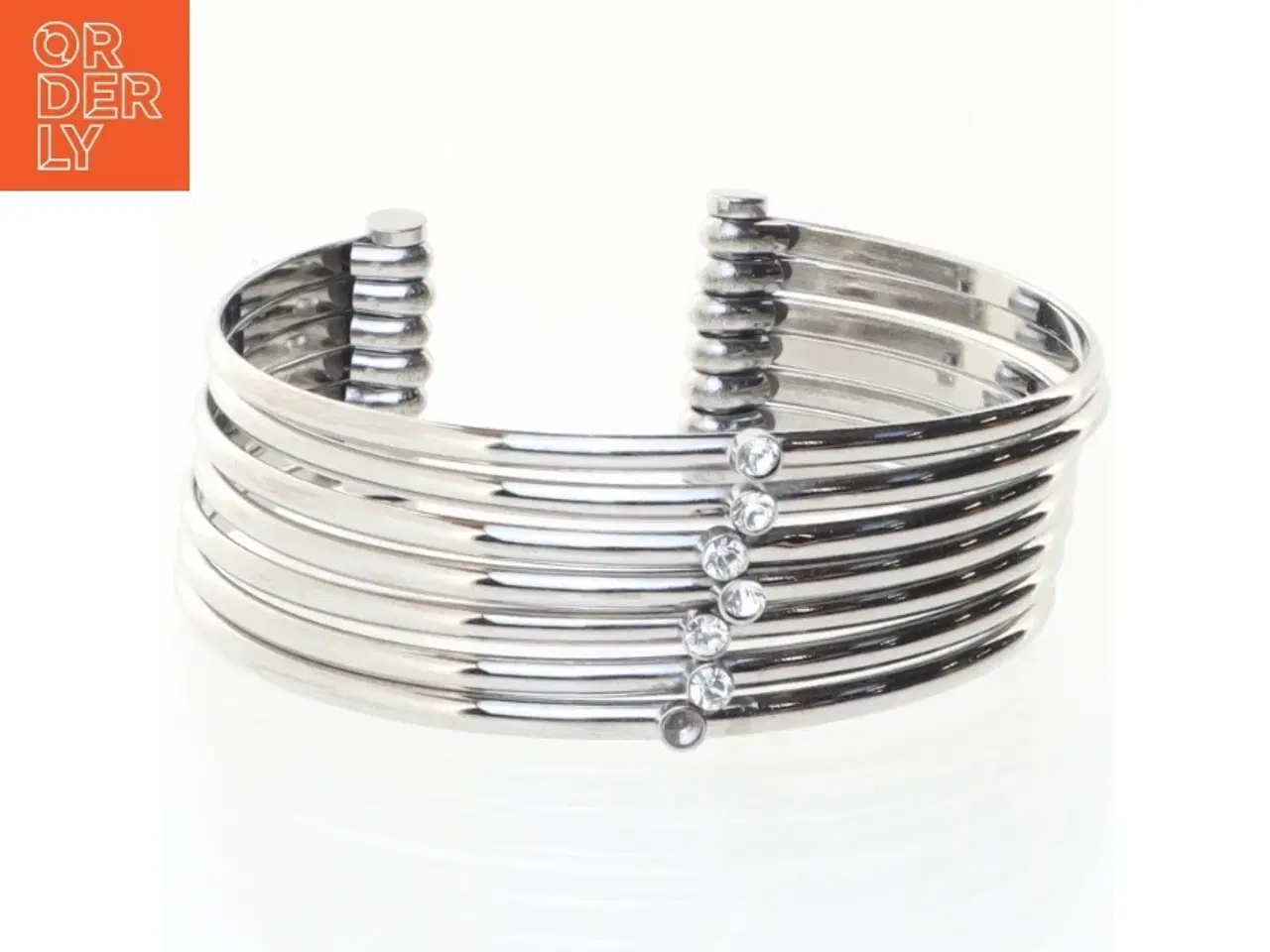 Billede 1 - Sølvarmbånd med sten fra Dyrberg Kern (str. 7 cm)