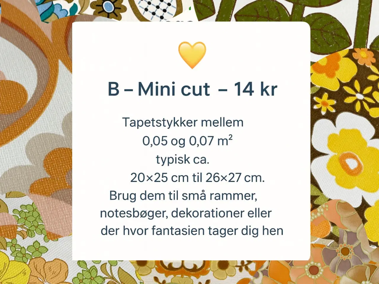 Billede 8 - Originalt retro tapet fra 70’erne