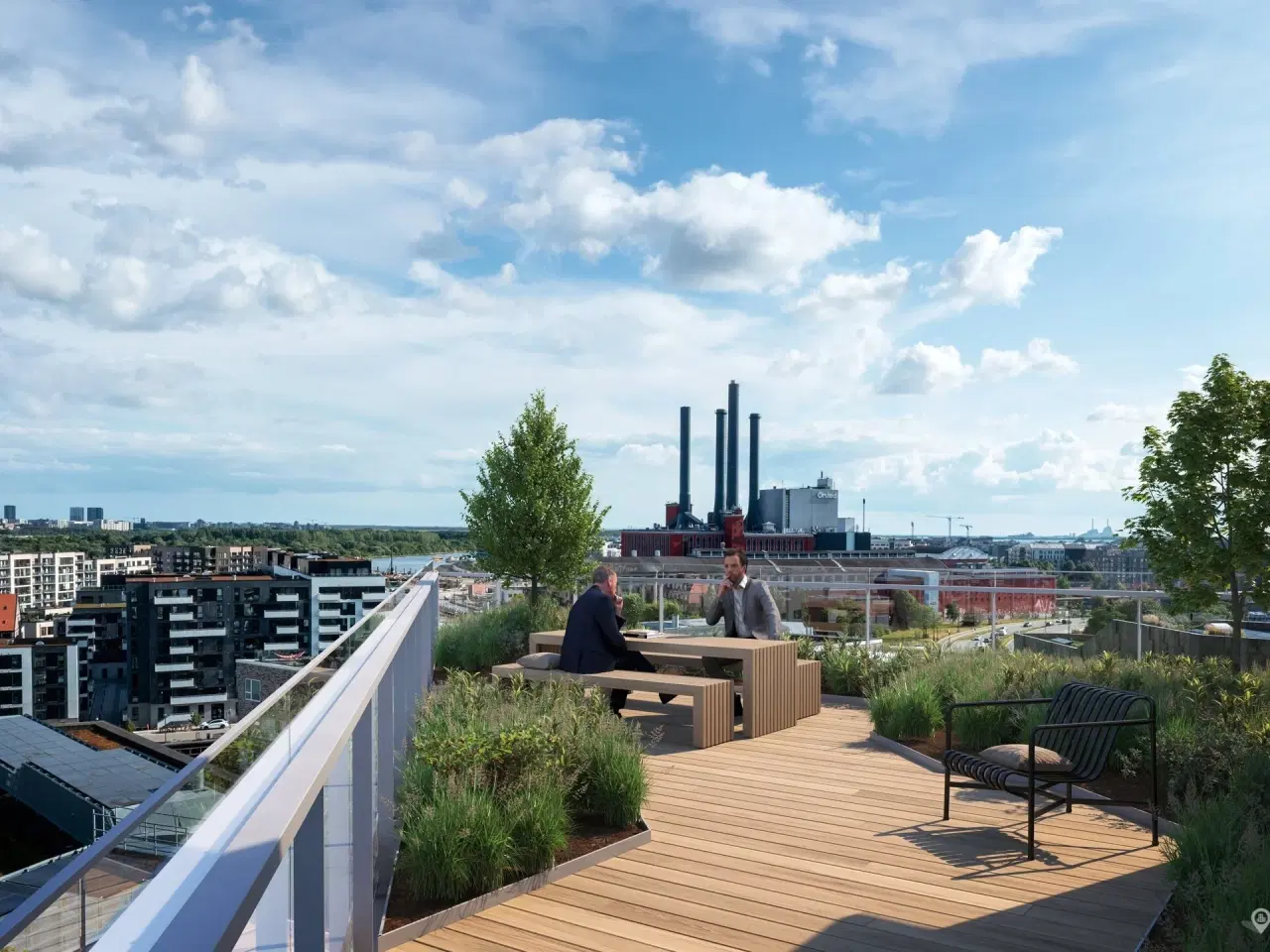 Billede 9 - CPH PULSE – Udsigt og privat tagterrasse