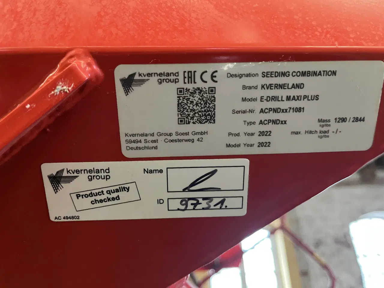 Billede 7 - Kverneland E-drill maxi plus 