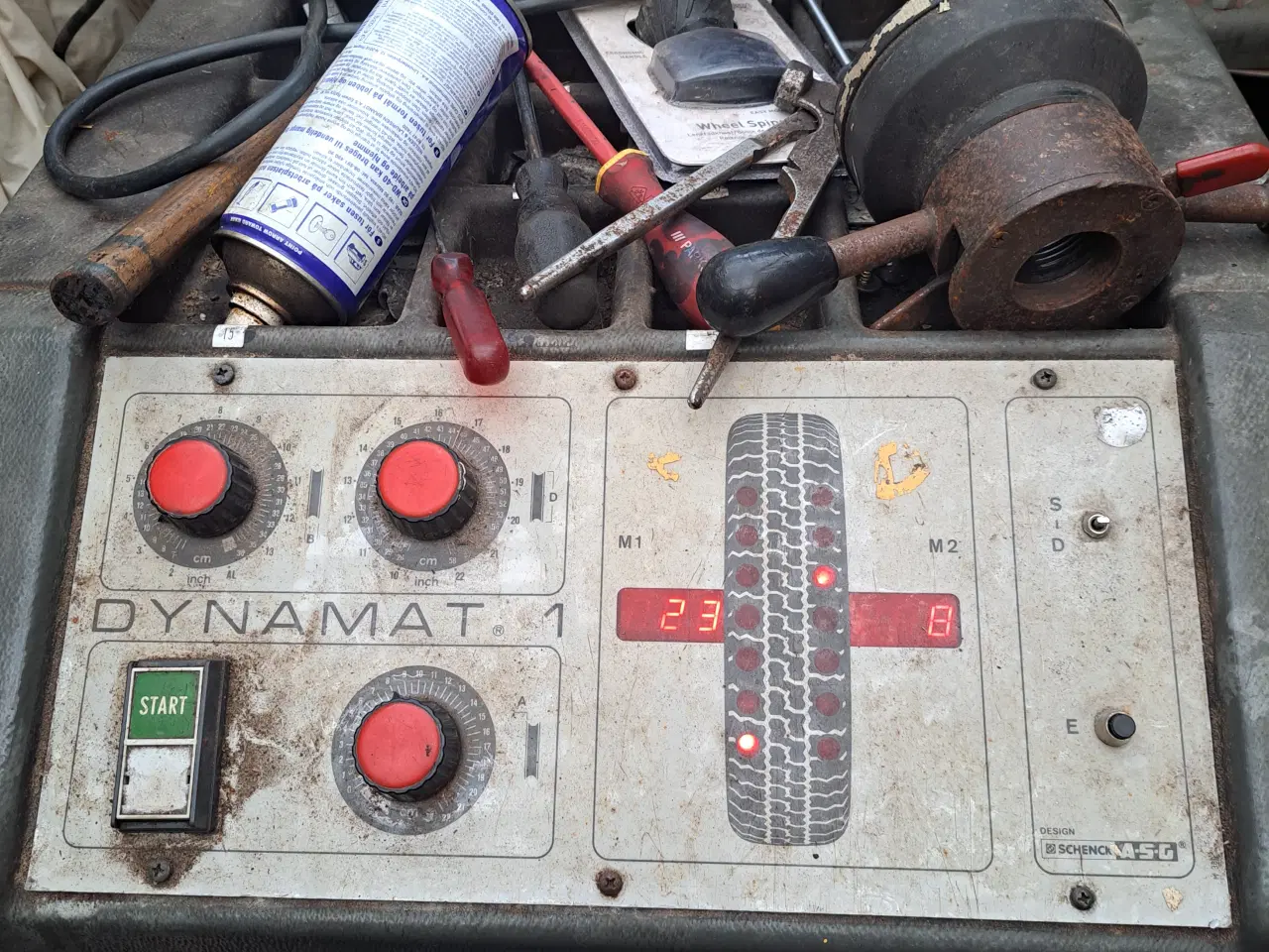 Billede 1 - Manual Dynamat 1afbalancering apparat 