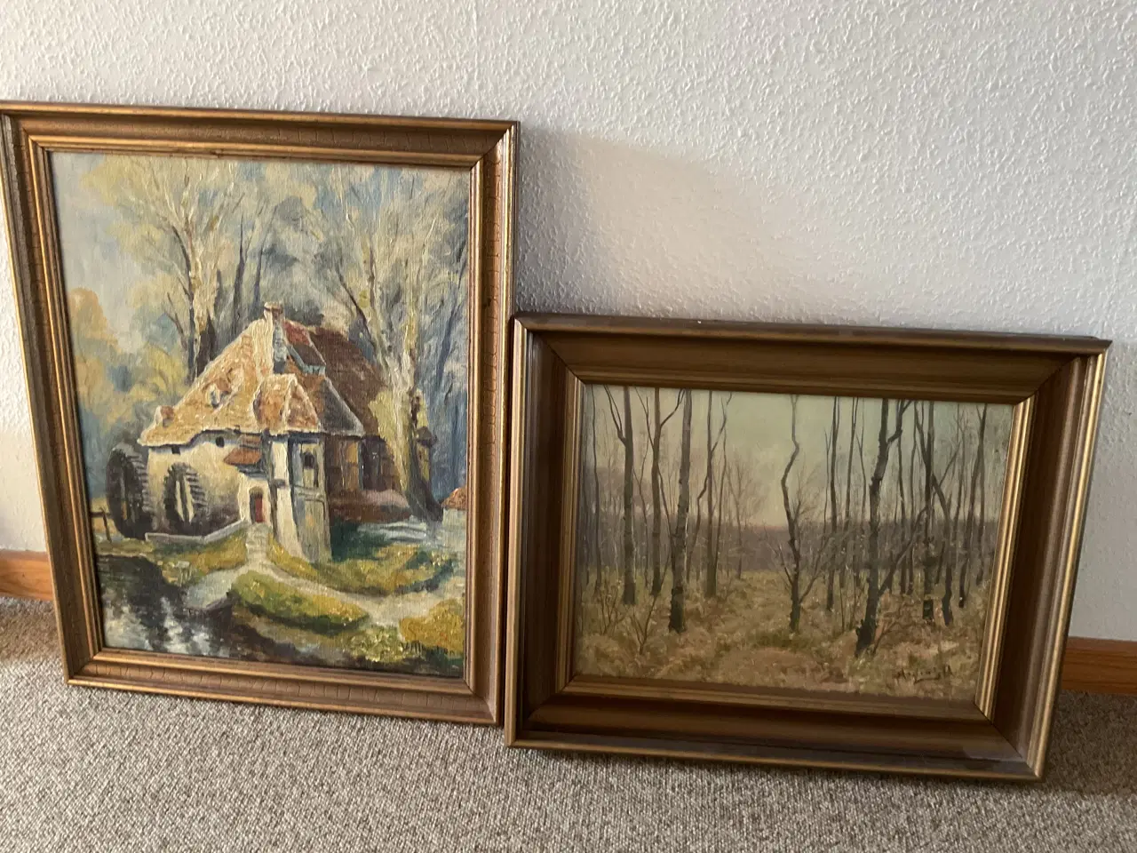 Billede 1 - Gl malerier