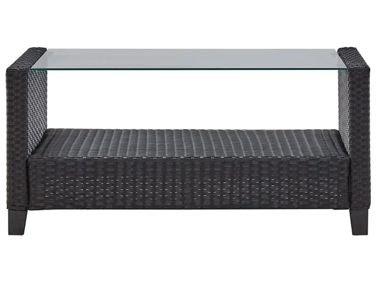 Billede 11 - Sofasæt til haven 6 dele med hynder polyrattan sort