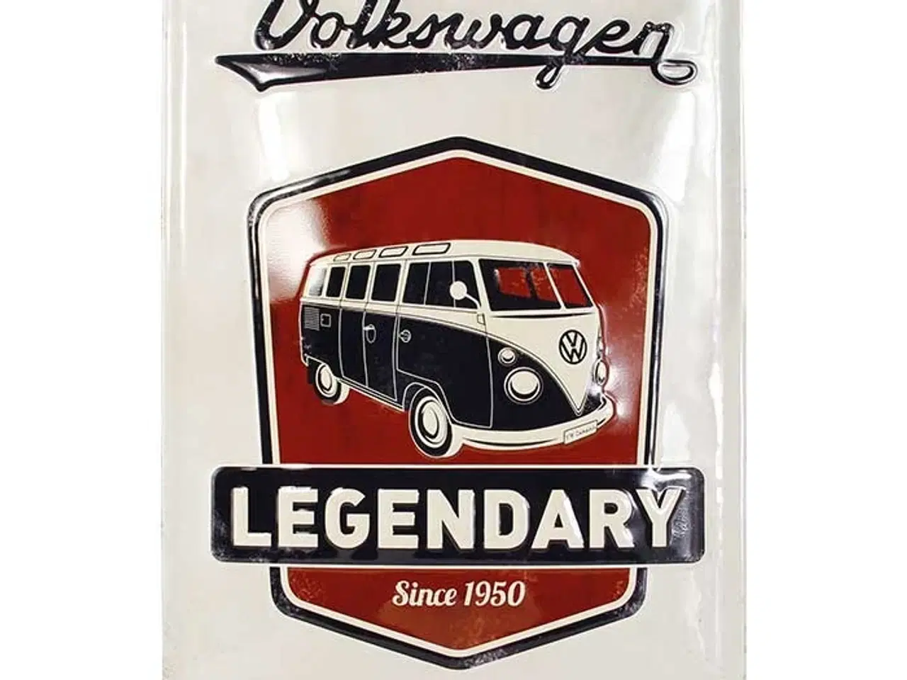 Billede 1 - Metalskilt T1 bus Legendary 20x30cm