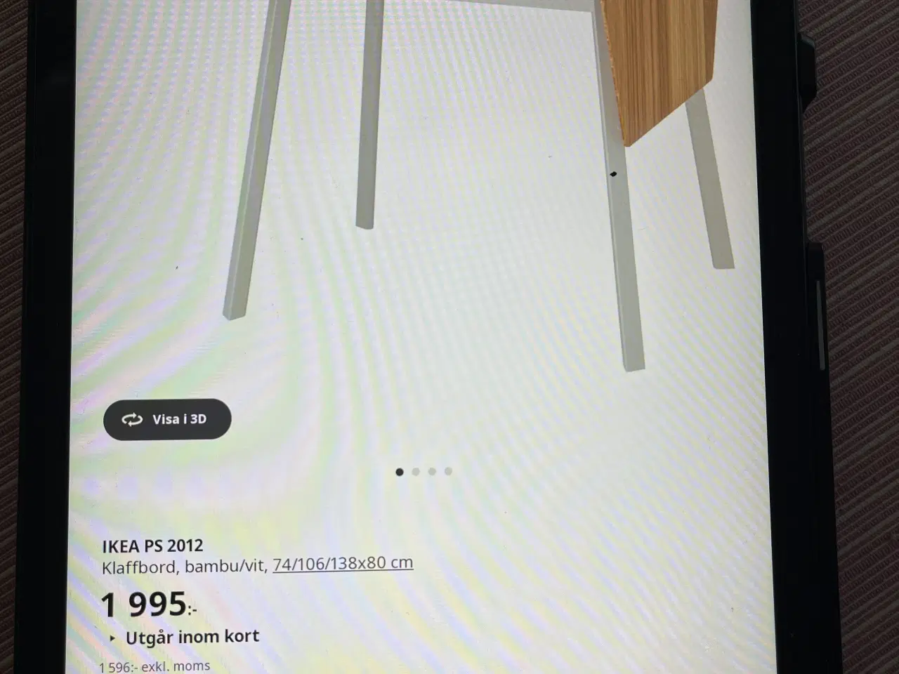 Billede 1 - Klapbord med 2 plader