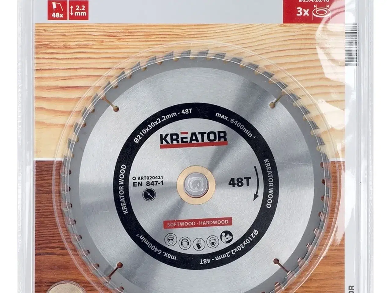 Billede 1 - Rundsavsklinge 210 mm - 48 HM tænder