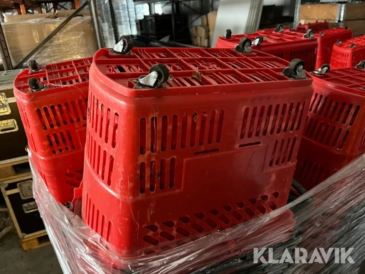 Billede 5 - Indkøbskurve på hjul 1 palle - 129 styk