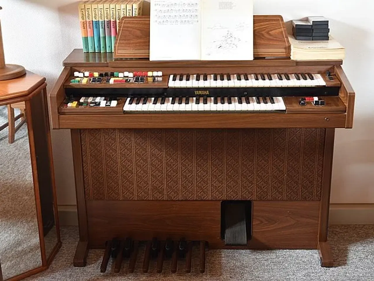 Billede 3 - Yamaha elorgel Electone B-405 med pedal og bænk 