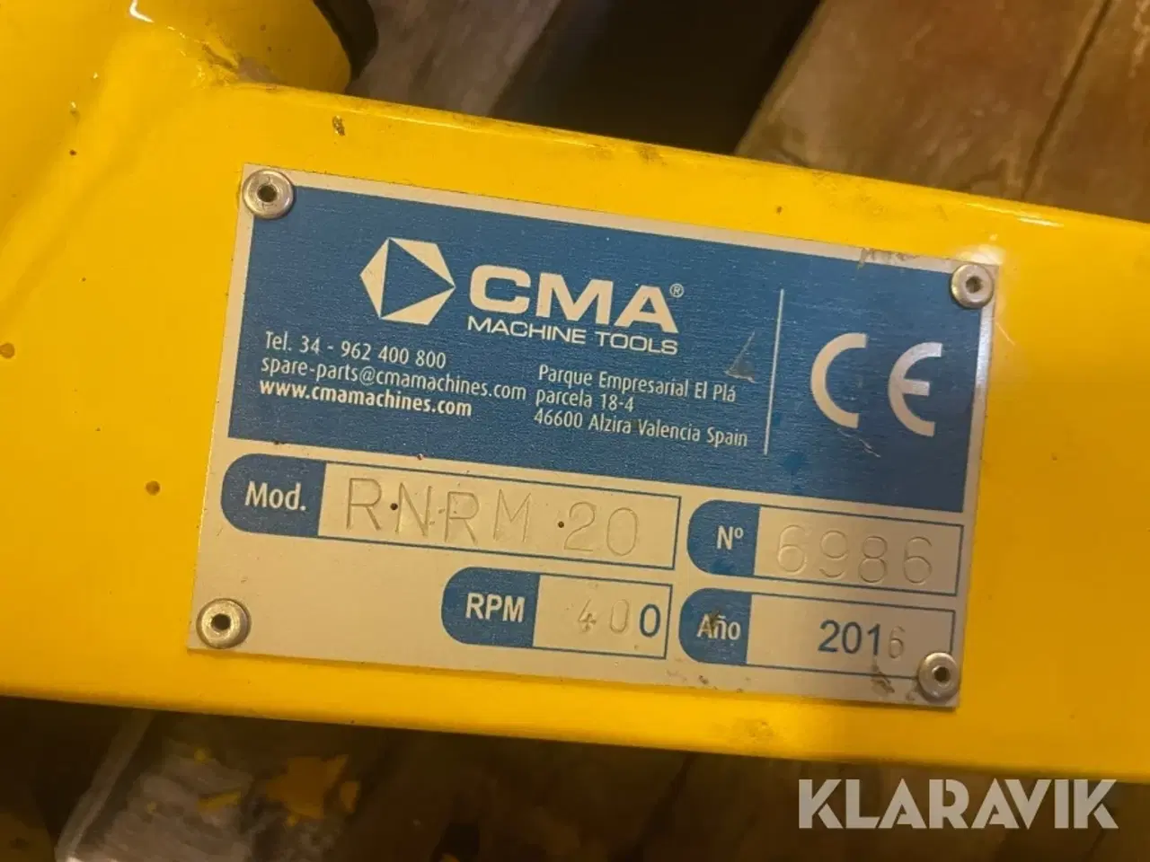 Billede 10 - Pneumatisk gevindskærer Cma Rnrm20