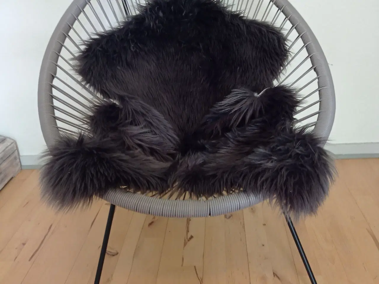 Billede 4 - Net stol og falsk pels
