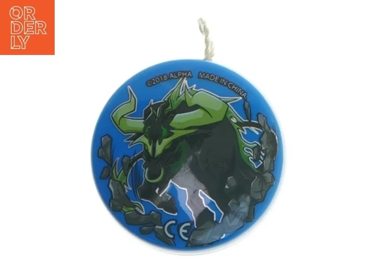 Billede 1 - Blå Yo-Yo med Thunder Ox tema fra Alpha (str. Ø 6 cm)