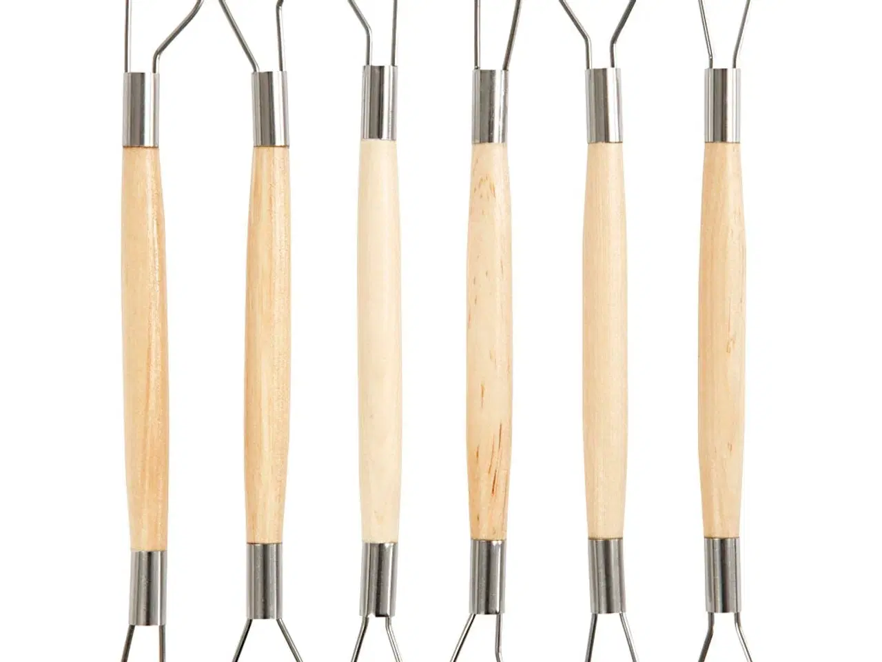 Billede 1 - Lerslynge, runde kanter, L: 20 cm, 6stk./ 1 pk.