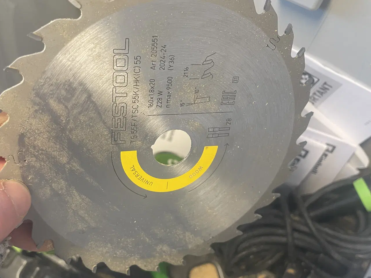 Billede 3 - Festool dyksav med skinne og klinge til