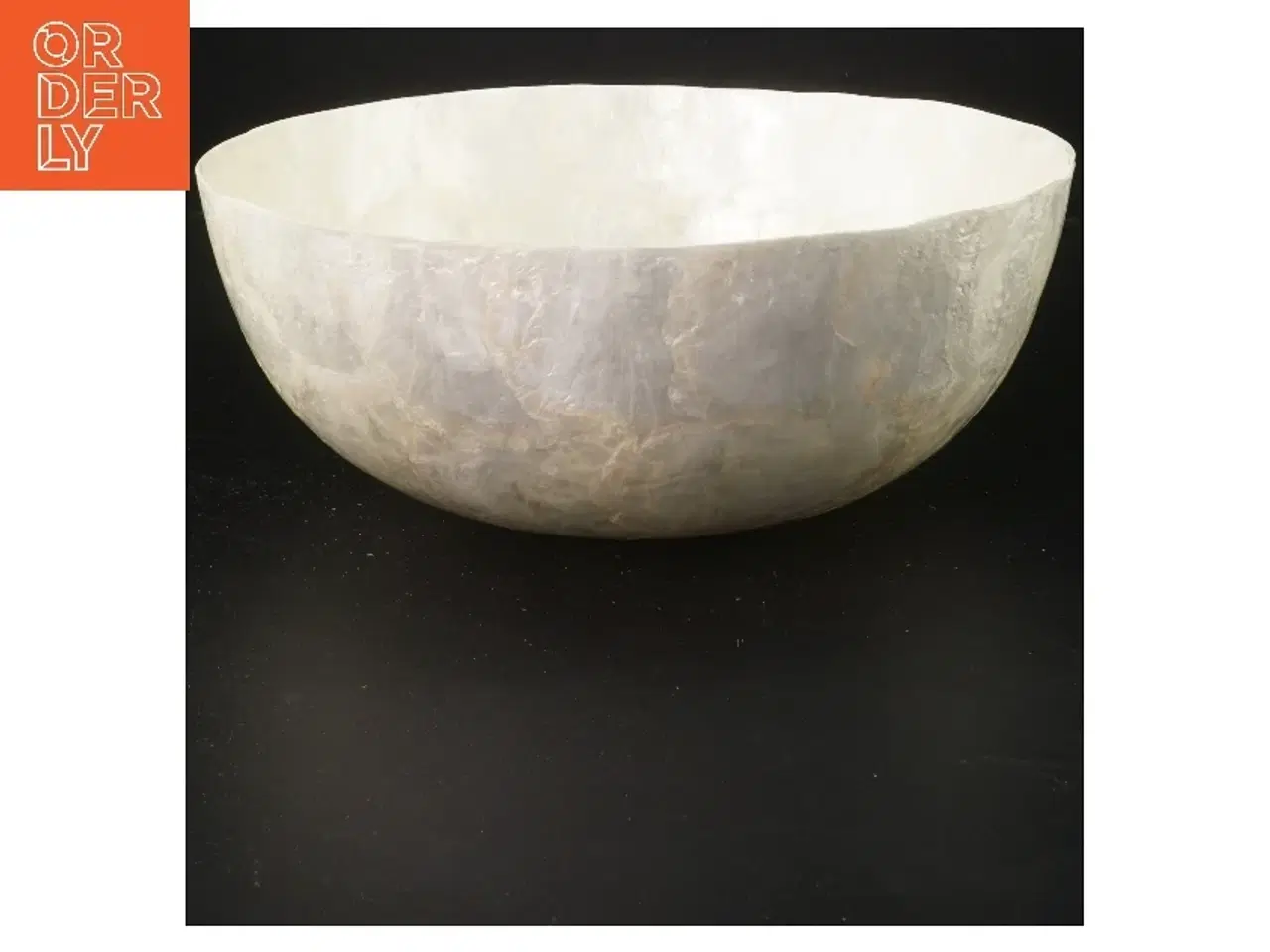 Billede 1 - Ny Capiz Dekorativ perlemors skål (str. Ø 25 cm)