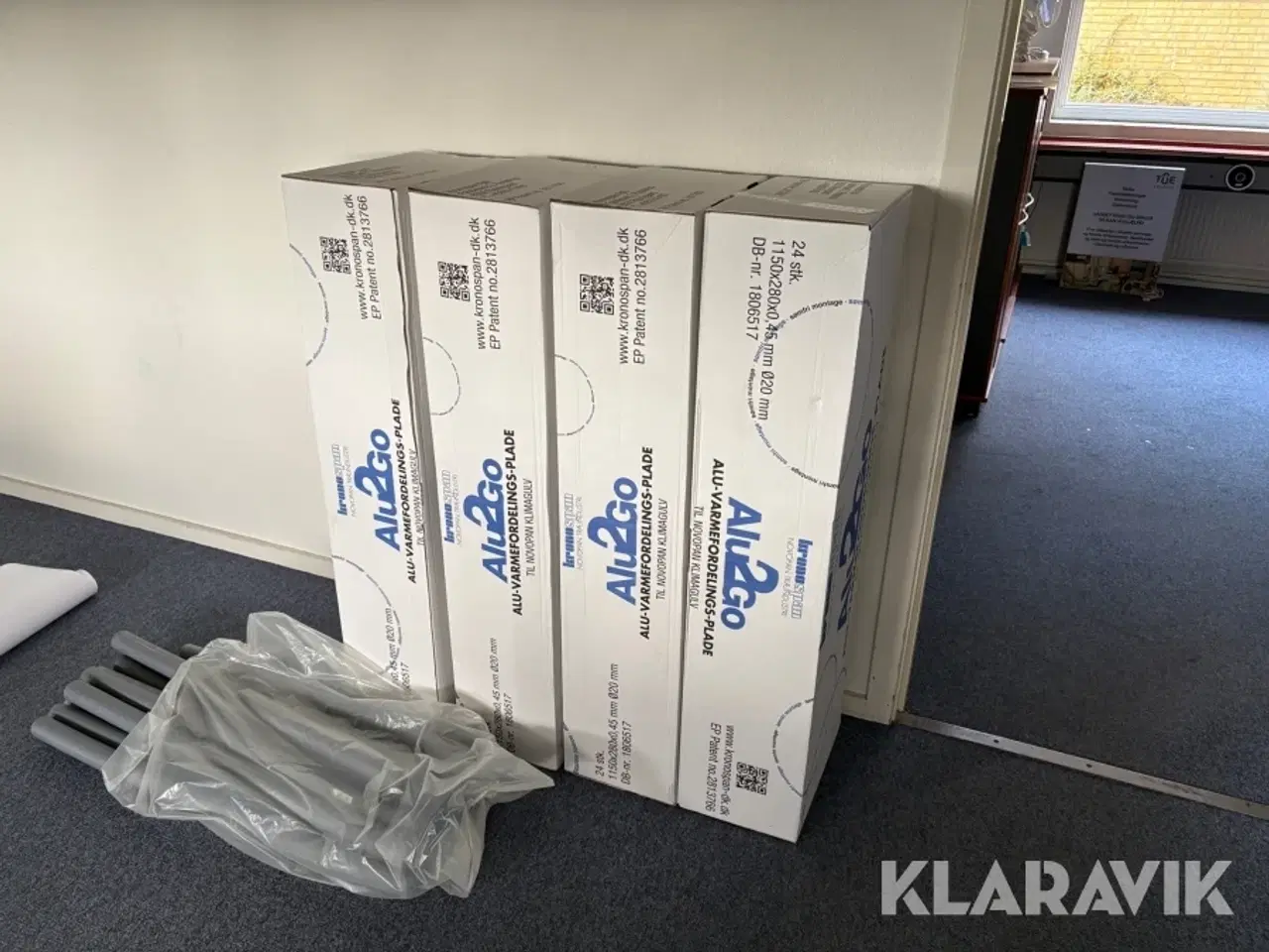 Billede 1 - Alu varme fordelingsplader Alu2go 4 pakker