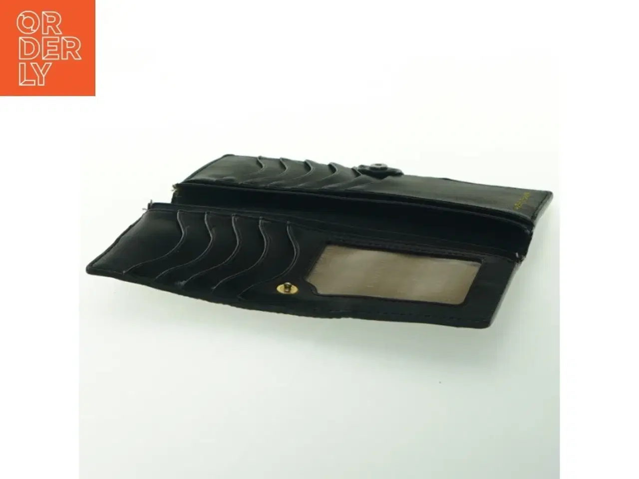 Billede 4 - Ralph Lauren Sort krokodillemønstret pung fra Lauren Ralph Lauren (str. 17,5 x. 9,5 cm)