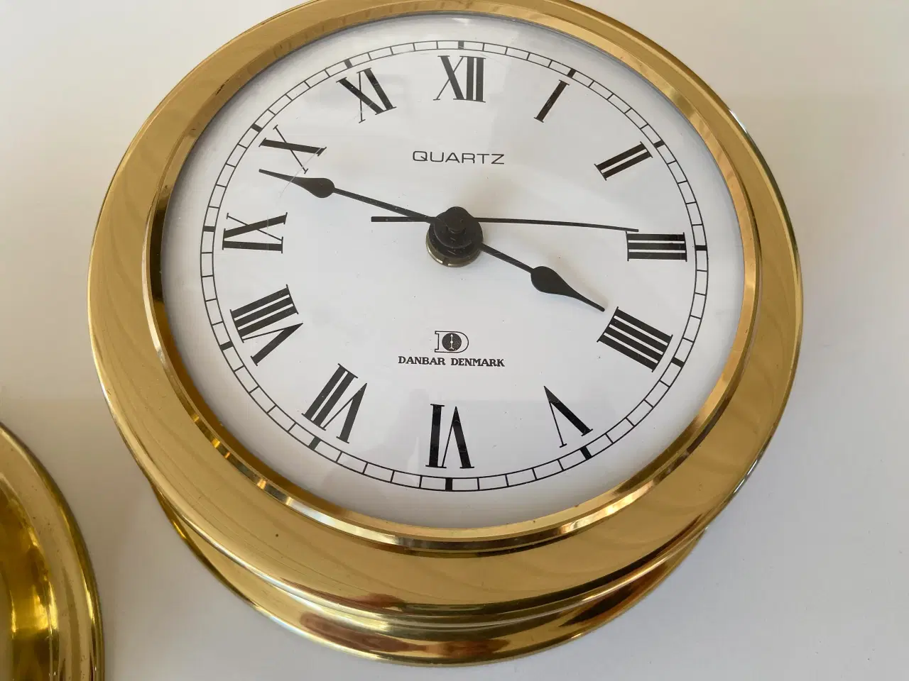 Billede 3 - Danbar Denmark skibsur og barometer i messing