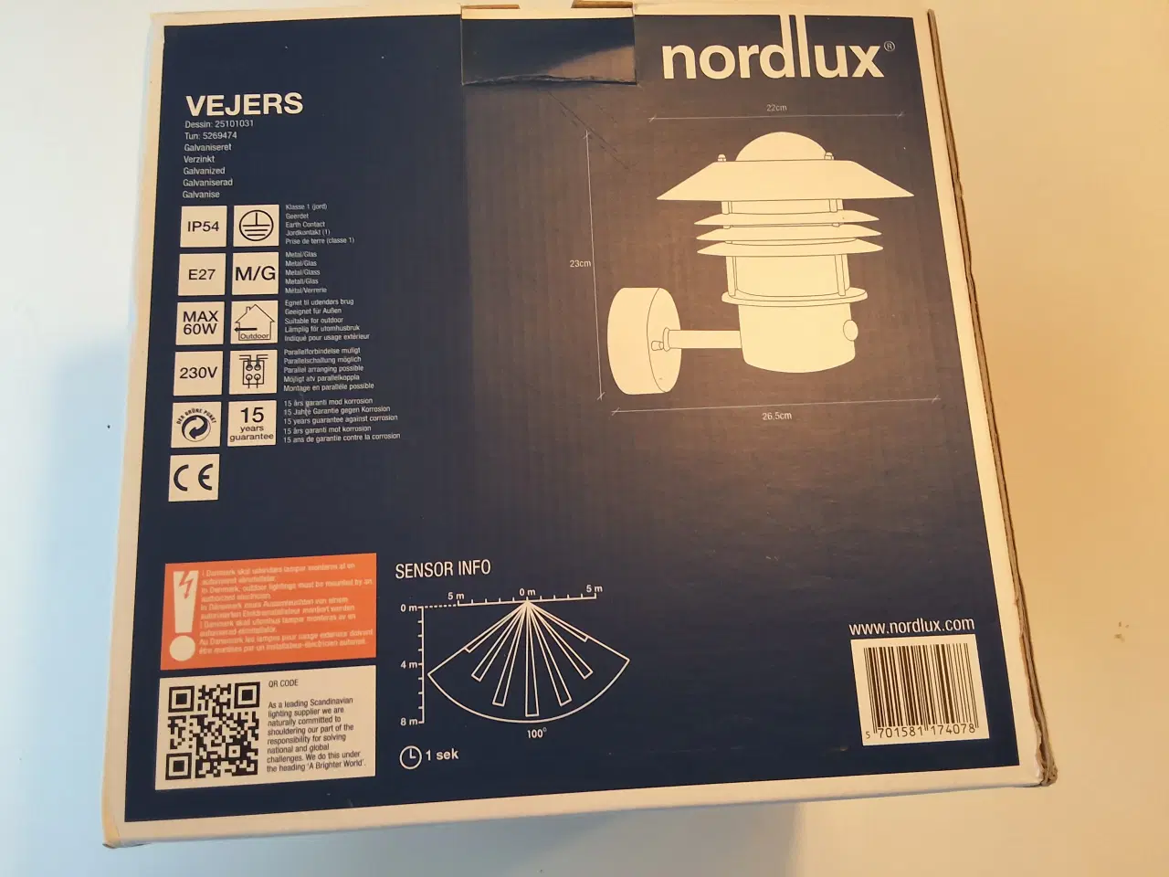 Billede 2 - Væg lampe Nordlux (Udendørs)