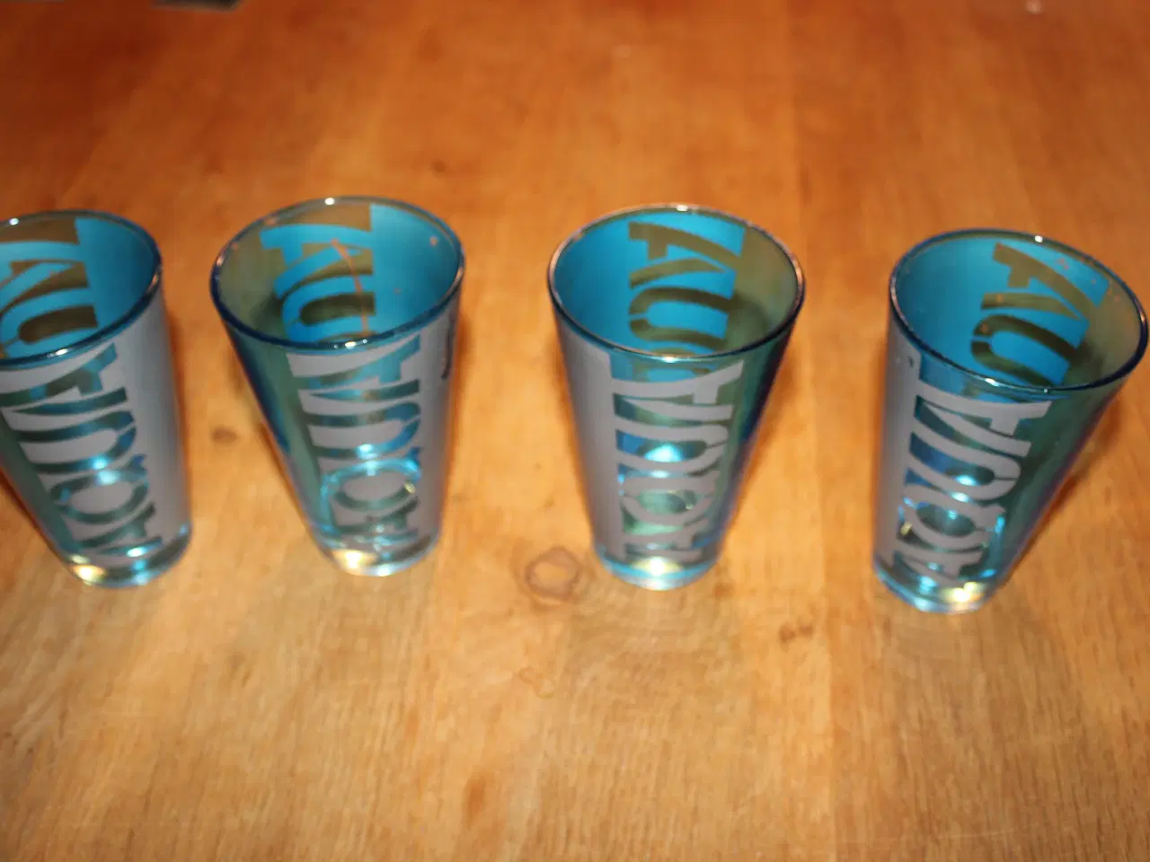 Billede 1 - 4 blå glas