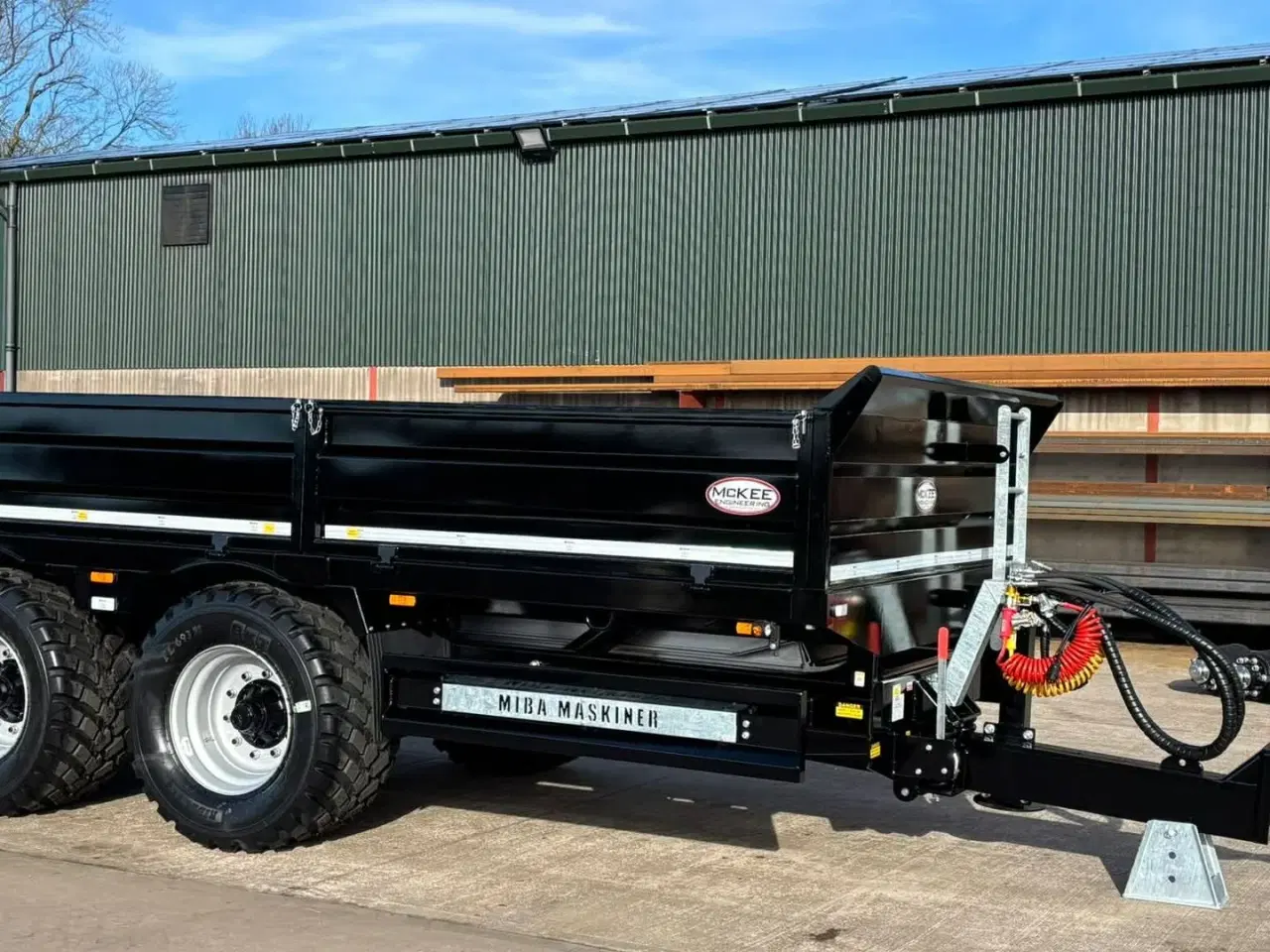 Billede 4 - McKee 16T entrepenørvogn med nedfoldbare sider