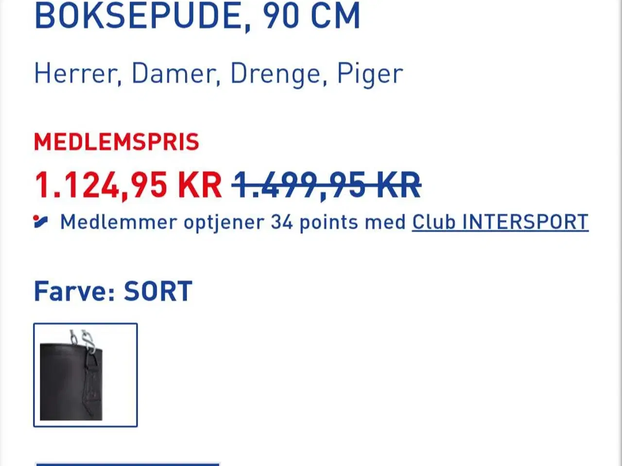 Billede 5 - Boksesæk/sandsæk 