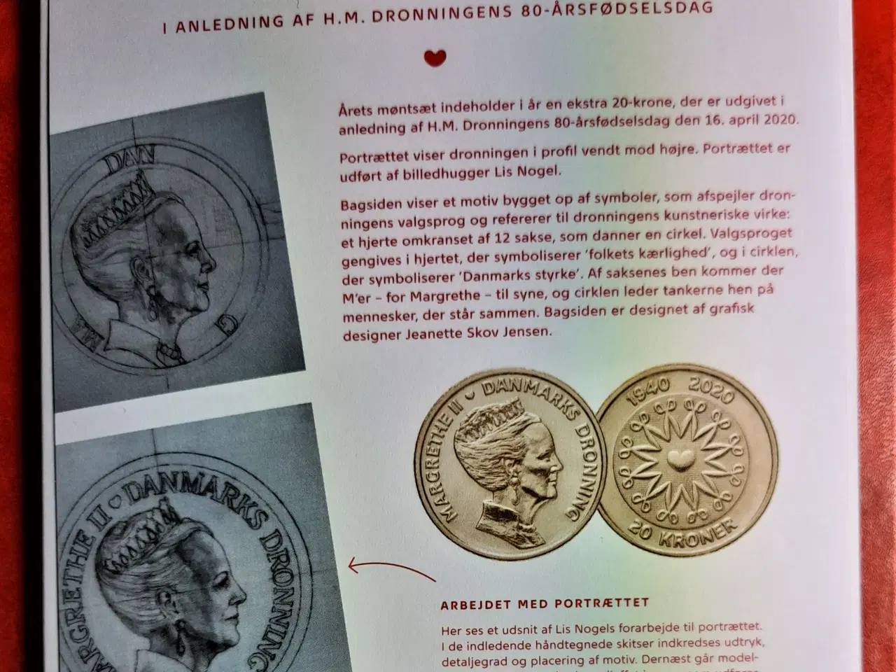 Billede 7 - DET KGL MØNTSÆT 2020 Med 20 KR 80 År + Alm. 20 kr