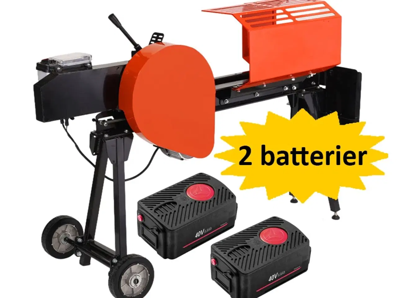 Billede 1 - Brændekløver - batteridrevet