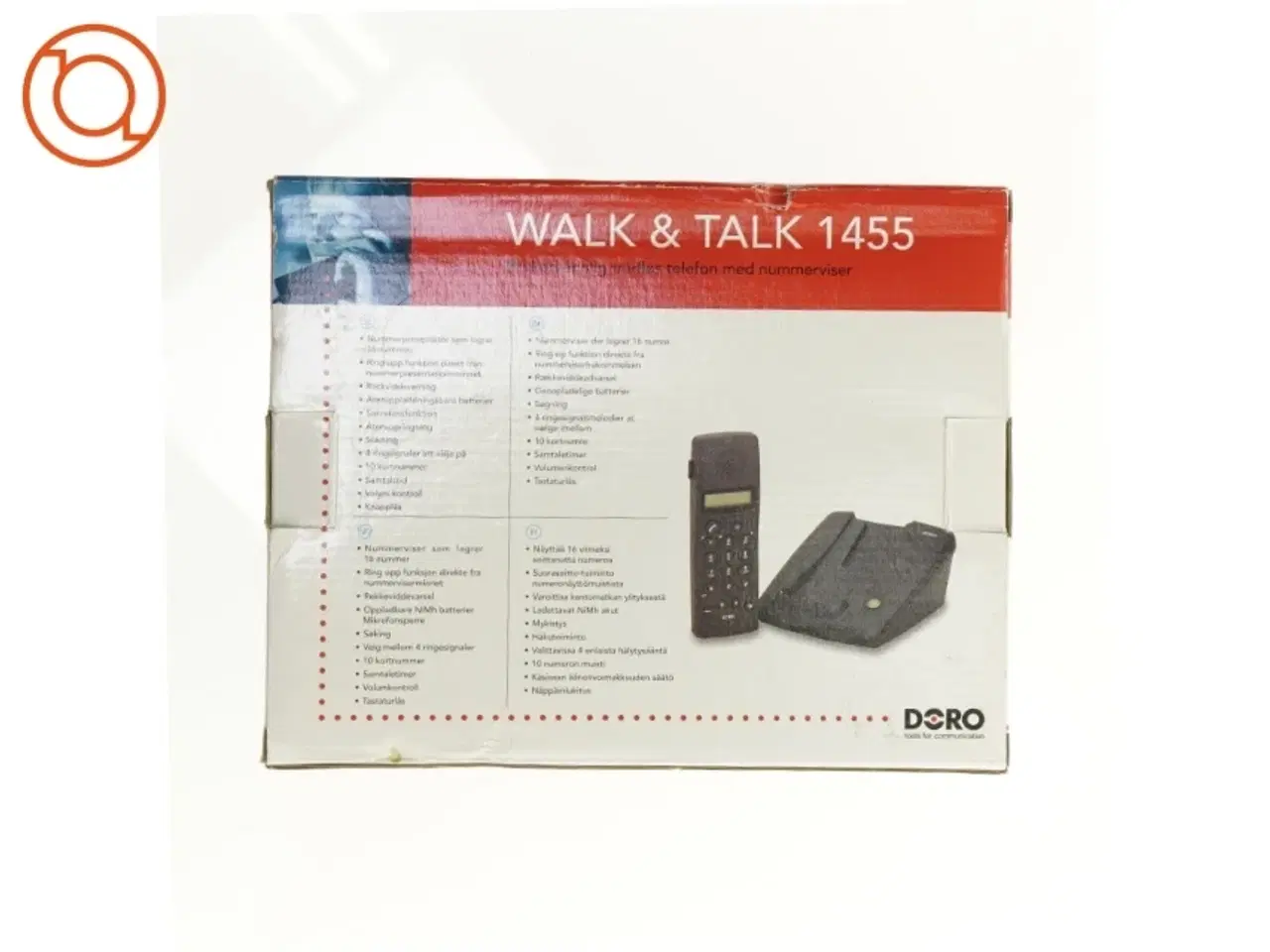 Billede 3 - Trådløs telefon fra Doro (str. 25 x 20 cm)