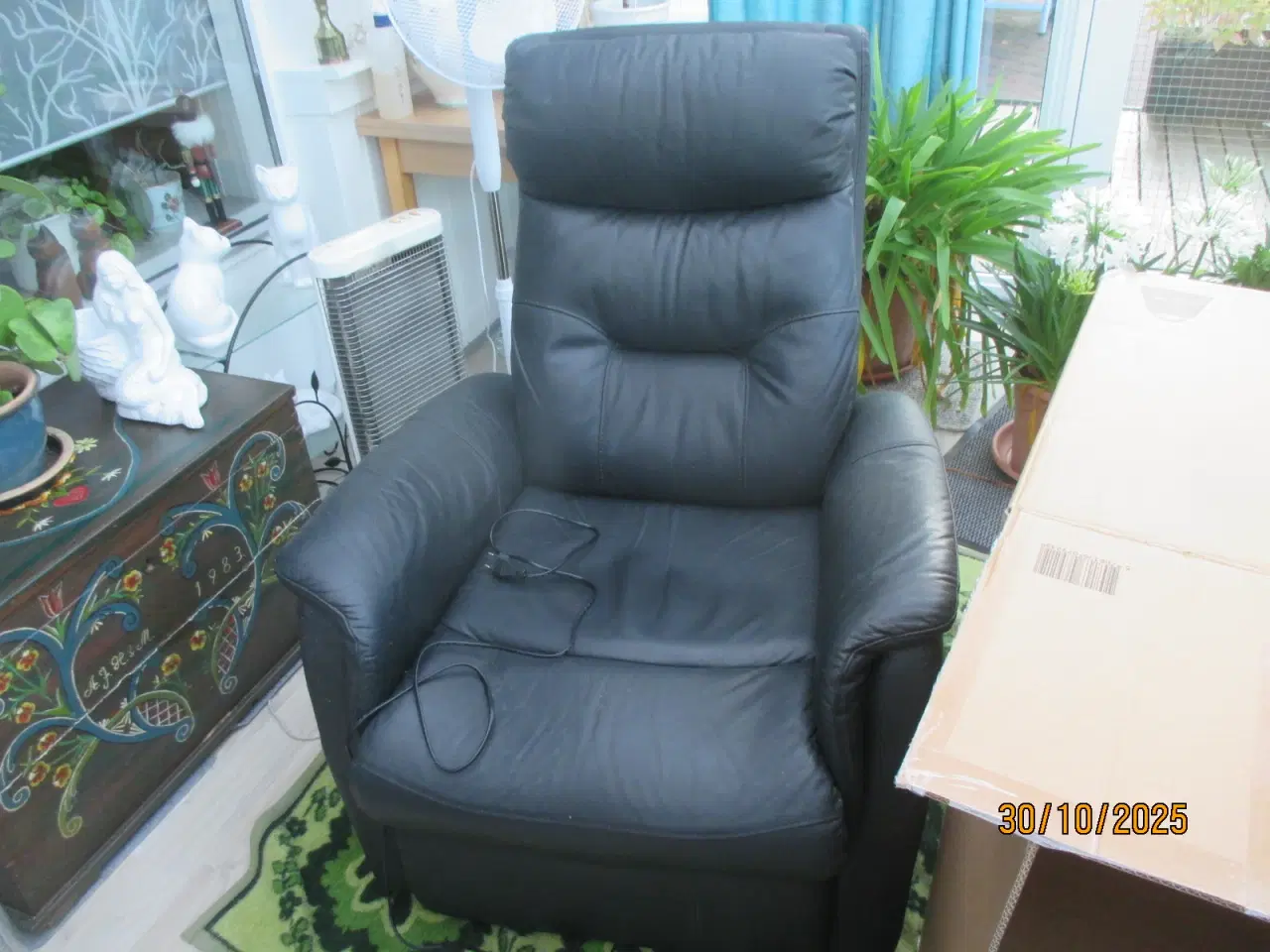 Billede 3 - 2 sorte el lænestole