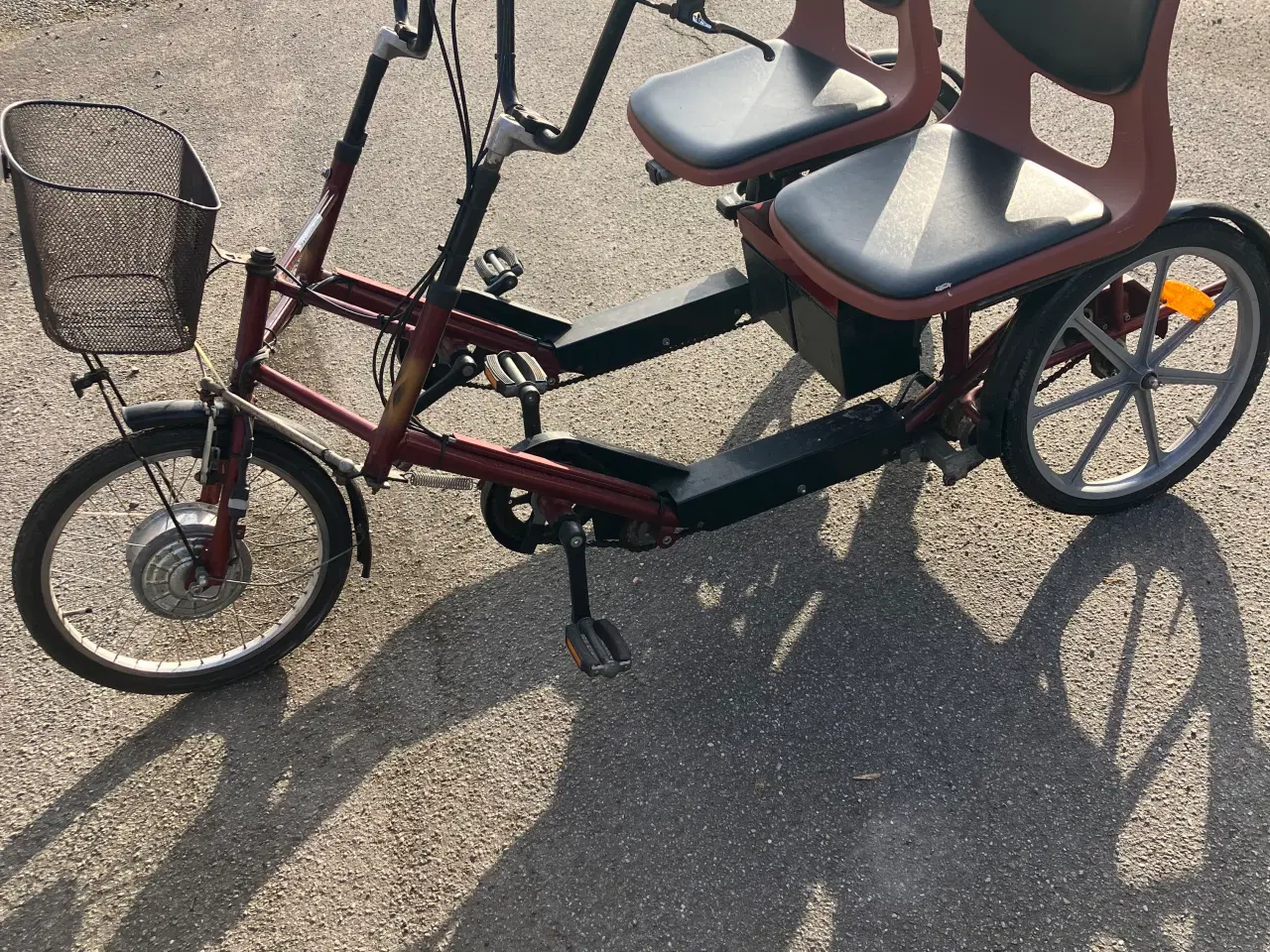 Billede 2 - El-cykel side by side. 