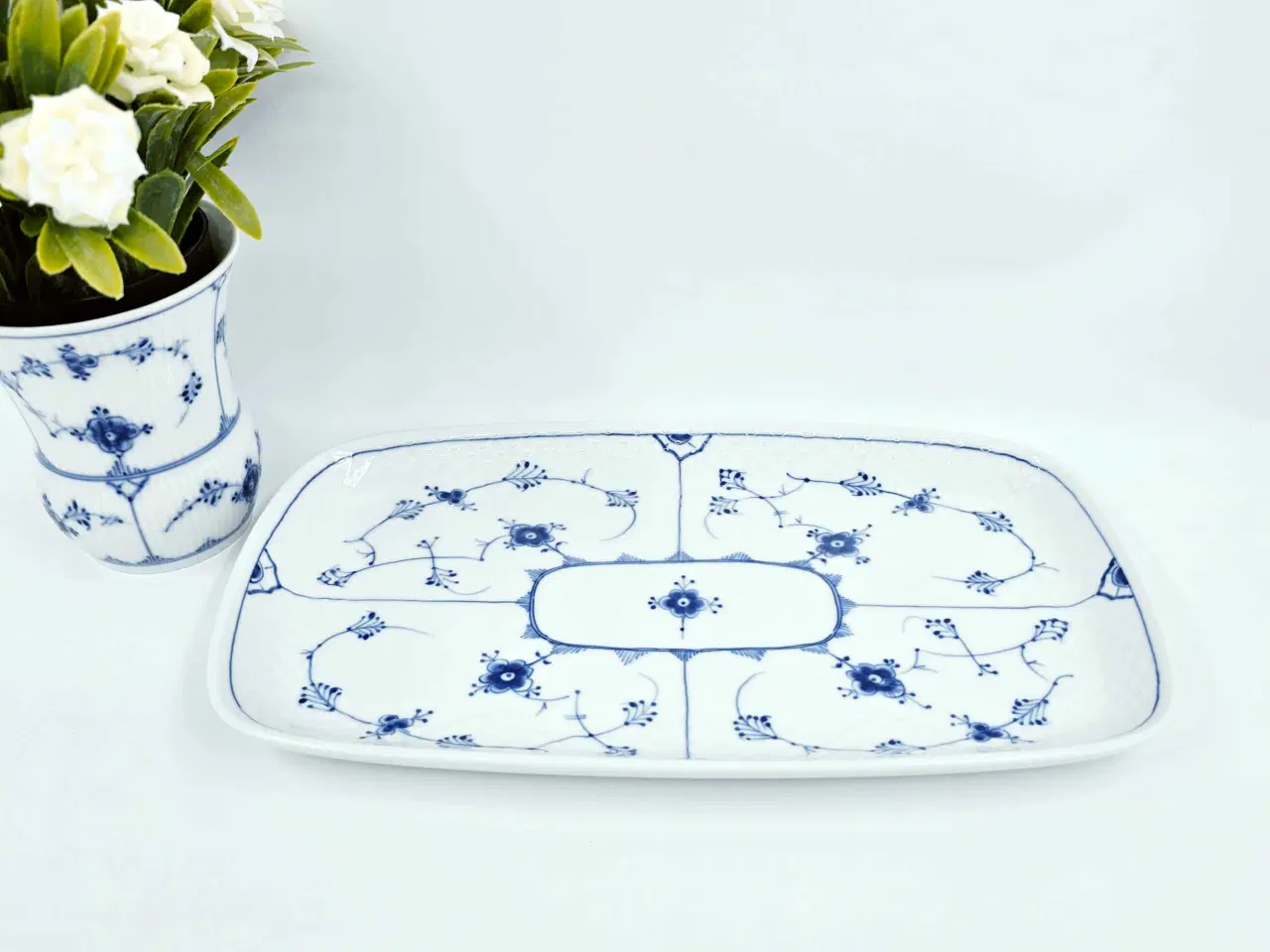 Billede 6 - Musselmalet B&G Bakke Blåmalet porcelæn 