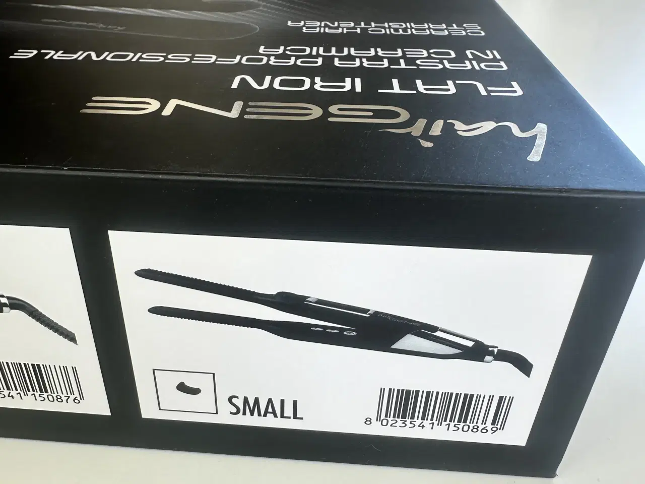 Billede 2 - Hairgene glatte og stylingjern small/slim