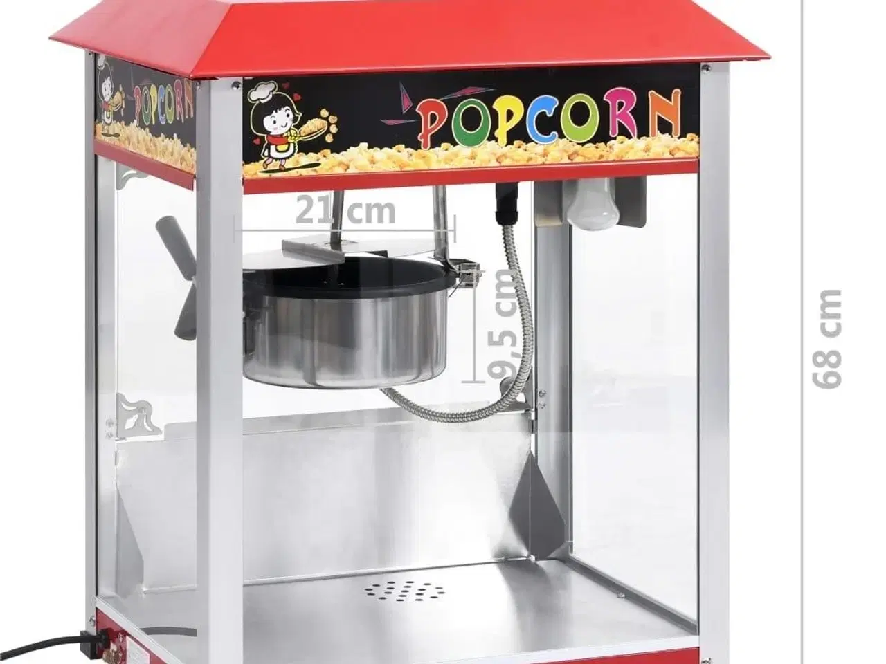 Billede 10 - Popcornmaskine med teflongryde 1400 W