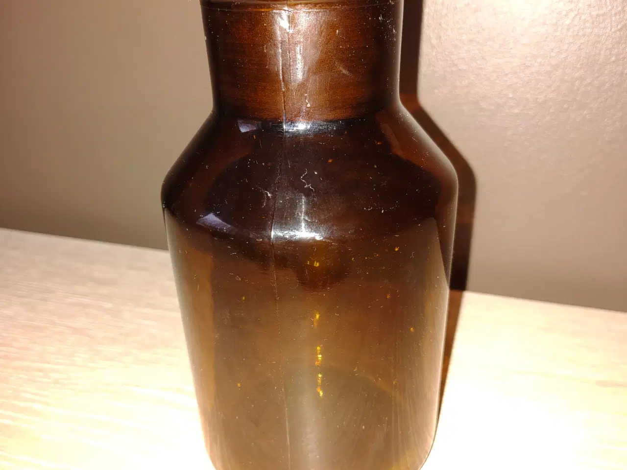 Billede 1 - Flot gammel apotekerglas