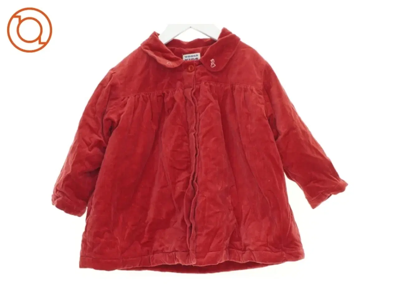 Billede 1 - Velour fløjl Overgangsjakke (str. 90 cm)