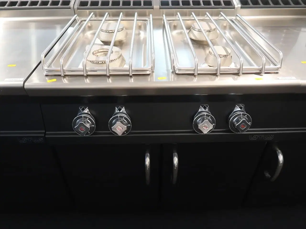 Billede 1 - Kogebord PC-78GP 4 blus gas sort Lotus (Udstillingsmodel)