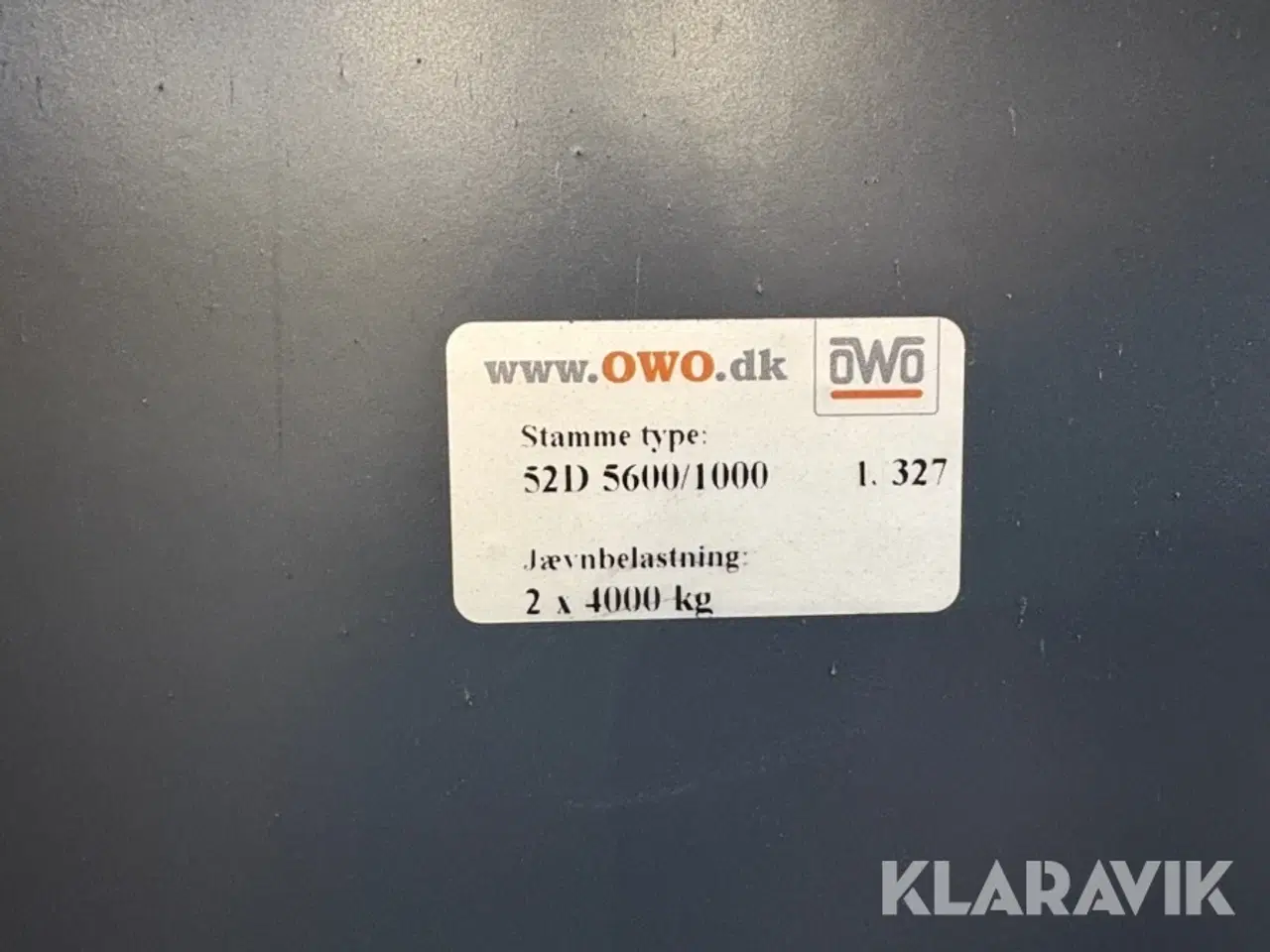 Billede 9 - Grenreoler Owo 52D 5600/1000 - 24 dobbeltsidet fag