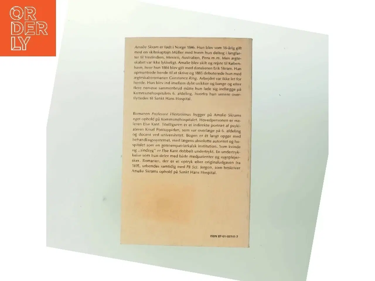 Billede 3 - Professor Hieronimus af Amalie Skram (Bog)