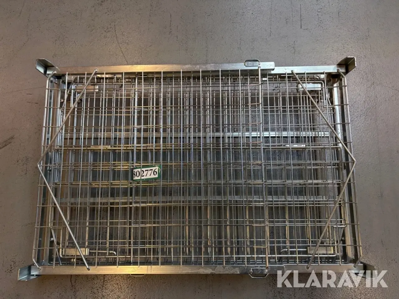 Billede 11 - Gitterbur Svensk Stålvarefabrik galvaniseret sammenklappelige 10 styk
