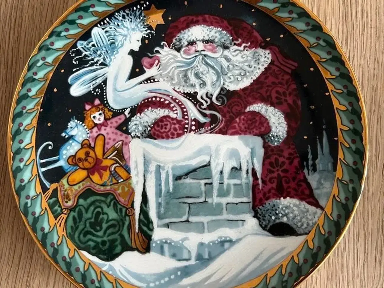 Billede 4 - 4 Bing & Grøndahl Santa Claus Collection platter