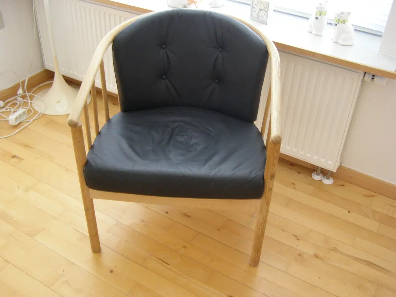 Billede 2 - lænestol lys eg