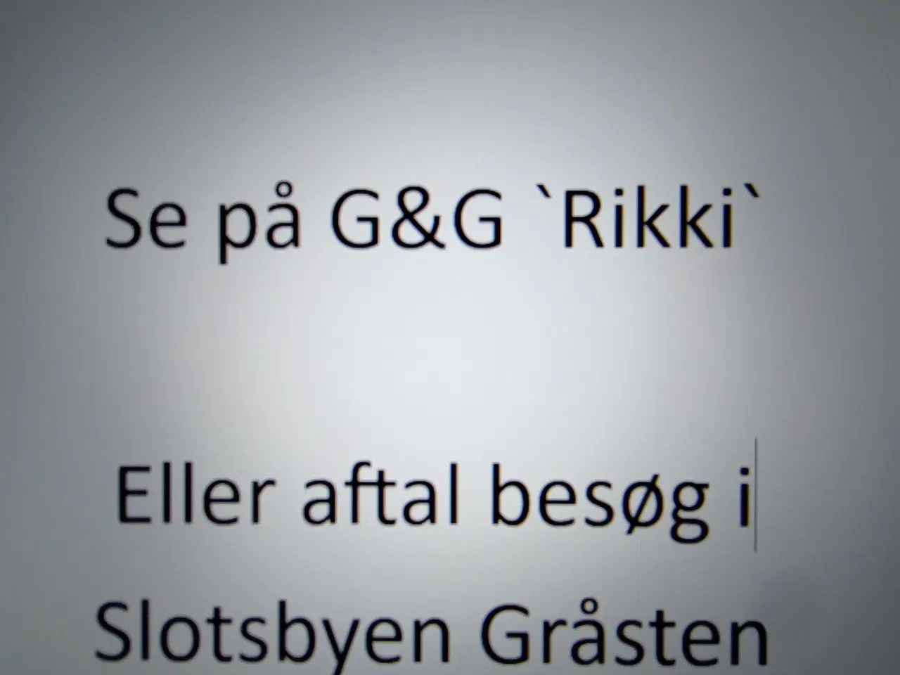 Billede 1 - Se på  G&G Rikki.