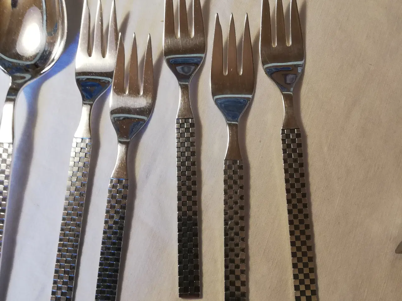Billede 3 - Pepita sølvplet bestik knive, gafler m.m.