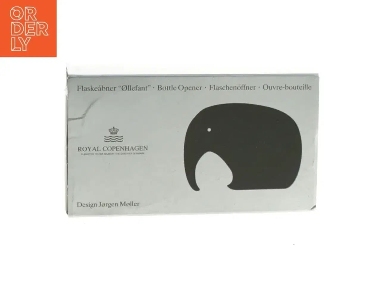 Billede 1 - Flaskeåbner Ollefant fra Royal Copenhagen (str. 6 cm)