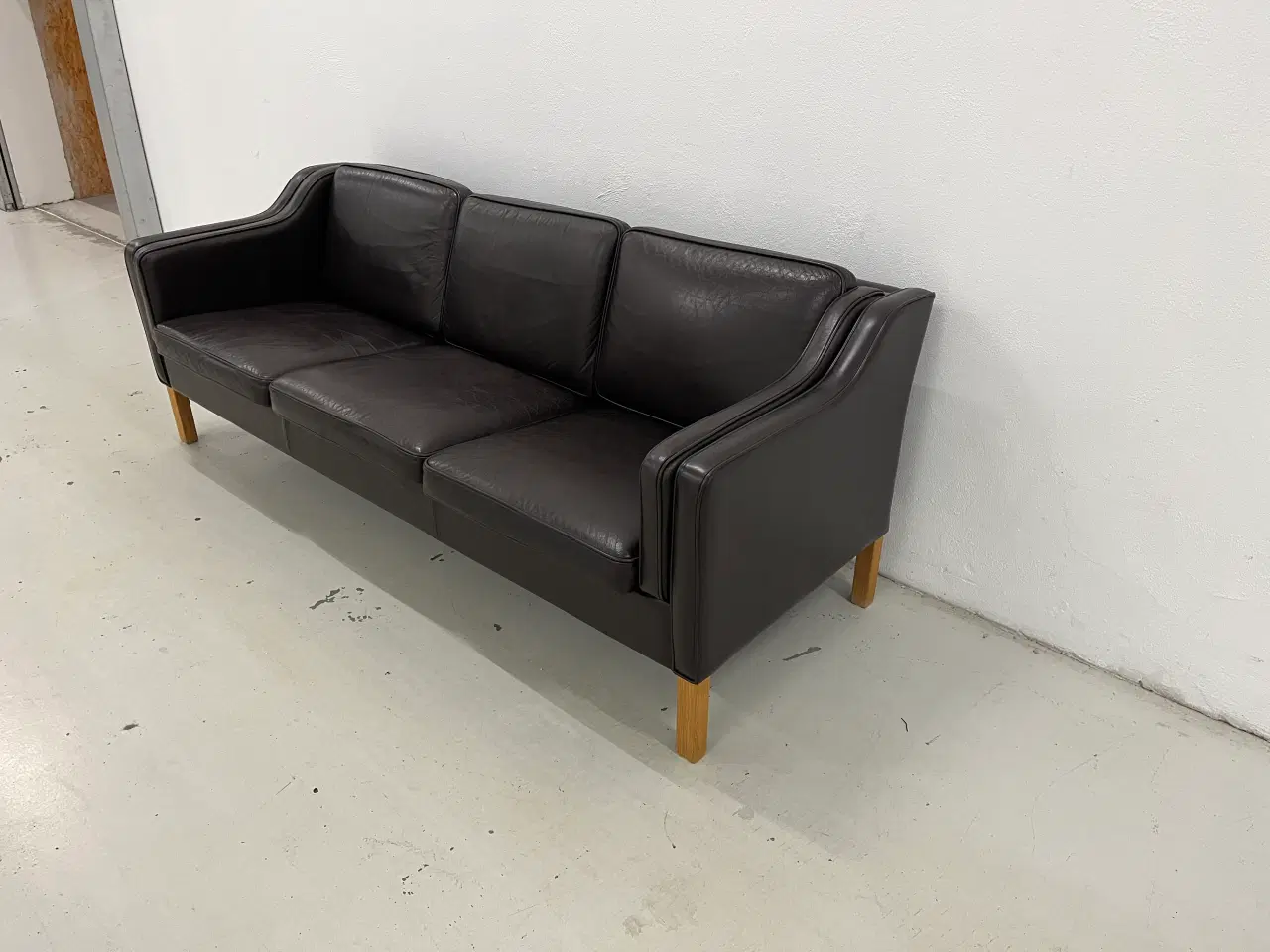Billede 7 - Mogens Hansen MH195 3 Pers.Sofa i Dark Brown læder
