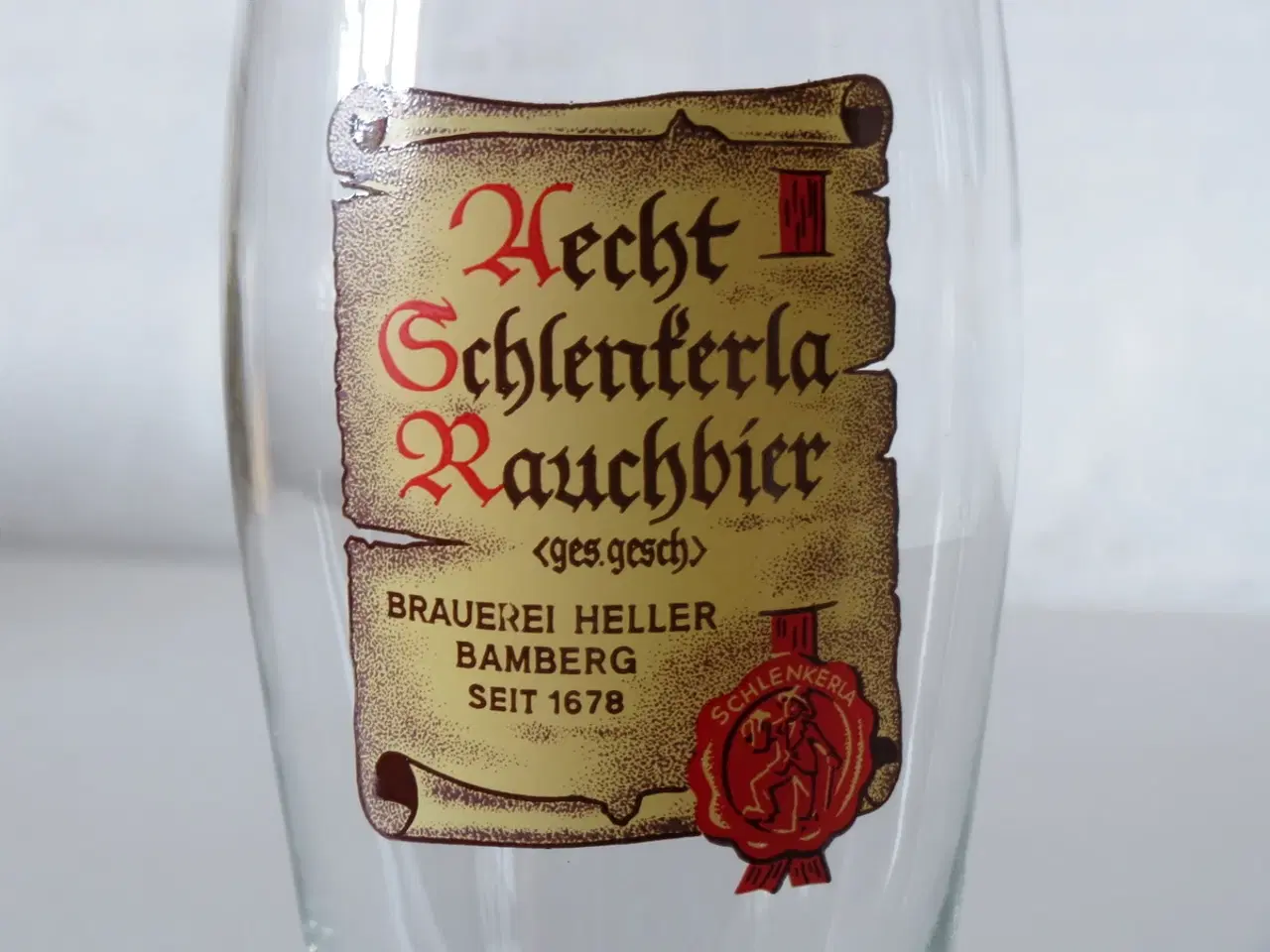 Billede 2 - Schlenkerla ølglas, 6 stk.