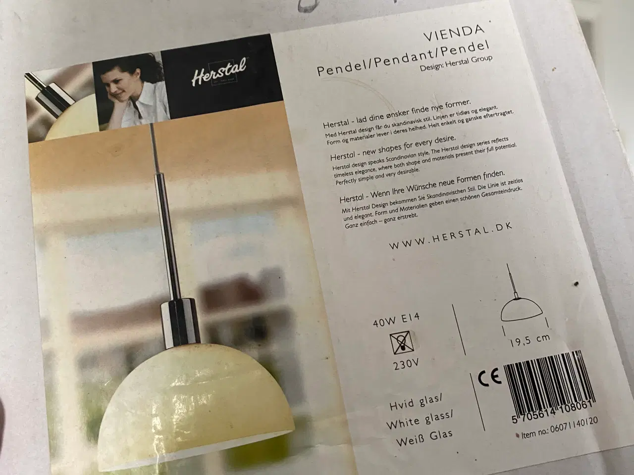 Billede 4 - Herstal pendel lampe