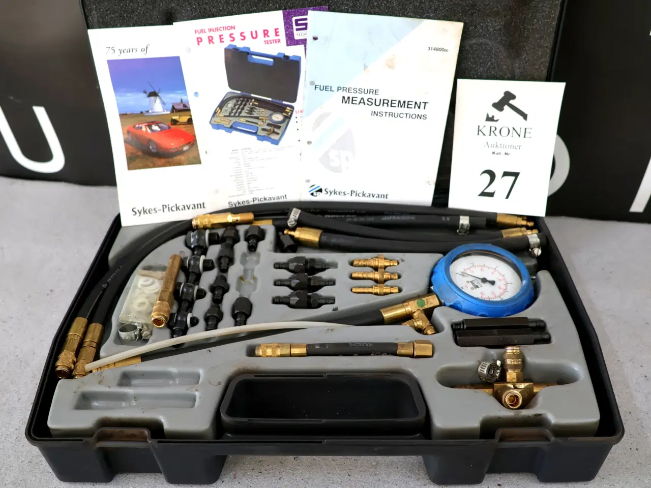 Billede 1 -  Sykes pickavant fuel injection pressure tester. 